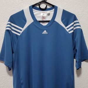 • Light Blue Climacaool Adidas Soccer Tee⚽